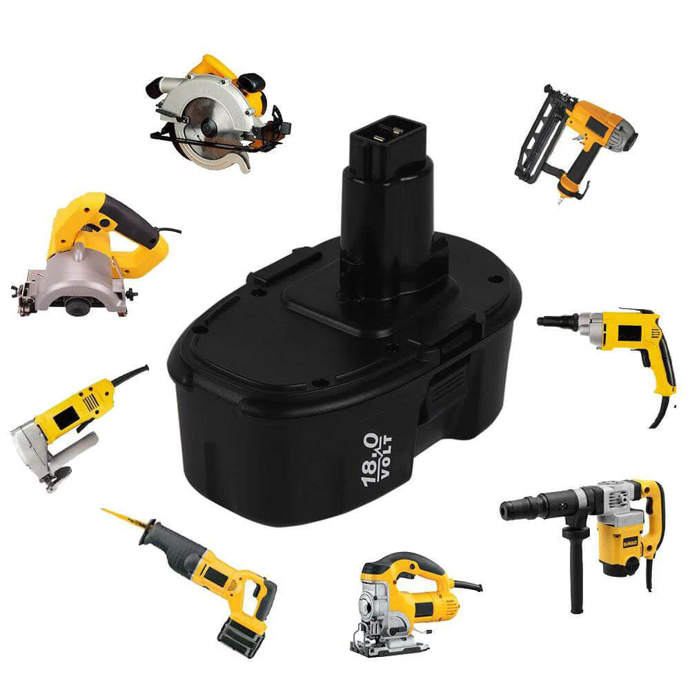 2 Pack For 18V 4.6Ah Dewalt DC9096 Replacement Battery & Dewalt DC9310 Fast Battery Replacement Charger For Dewalt 7.2V-18V XRP Ni-CD Ni-MH Battery - Image 6