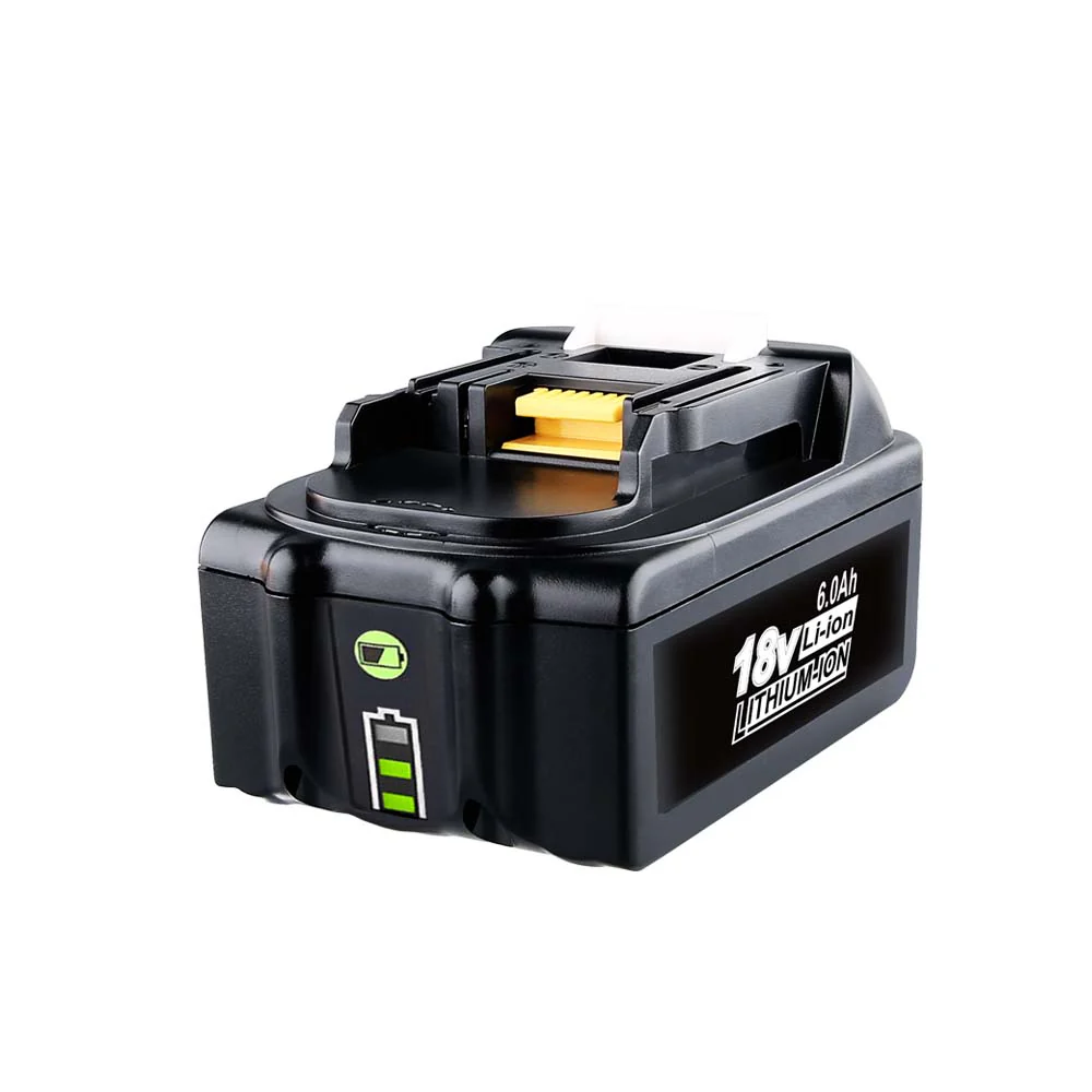 4 Pack For 18V 6Ah Makita BL1860B Battery Replacement & Dual Port Charger Starter Pack / Replacement charger for Makita 18V battery charger DC18RD - Image 5