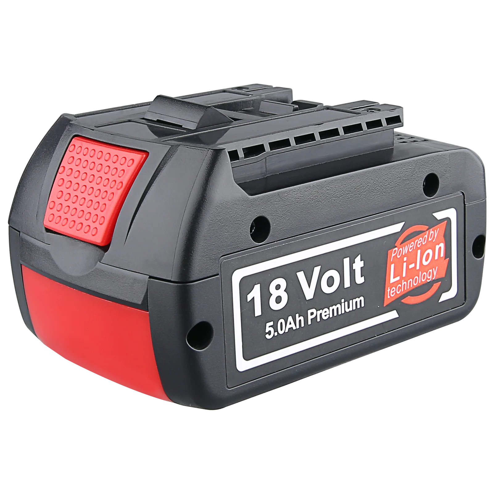 2 Pack For 18V 5Ah Bosch BAT610G Battery Replacement & For Bosch AL1820CV 14.4V -18V 3A Lithium Ion Replacement Battery Charger - Image 5