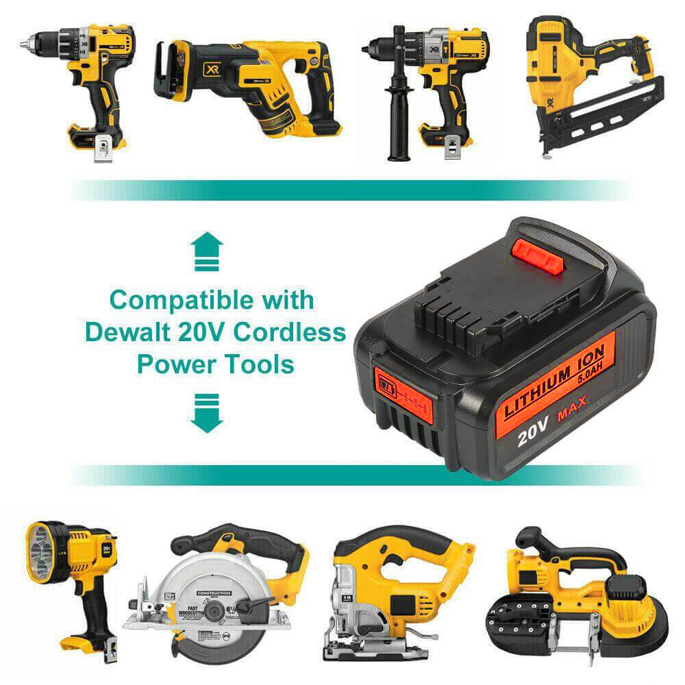 For Dewalt 18V Battery 5Ah Replacement | DCB184 Battery - Image 4