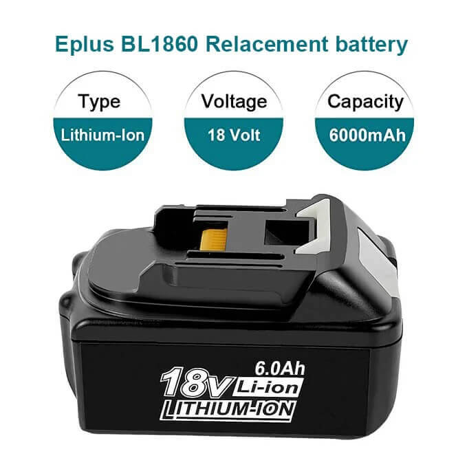 For Makita 18V Battery 6.0Ah Replacement | BL1860 Battery - Image 3