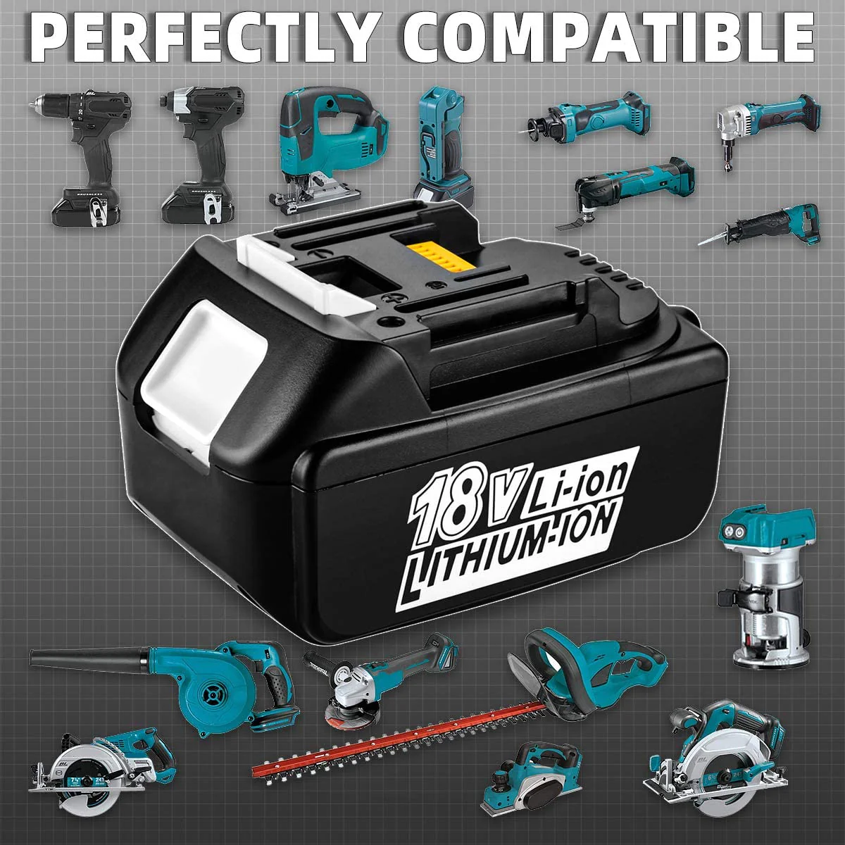 For Makita 18V Battery 6.0Ah Replacement | BL1860 Battery - Image 4